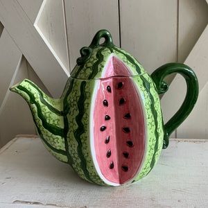 Vintage Boston Warehouse Watermelon Teapot